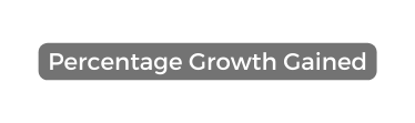 Percentage Growth Gained